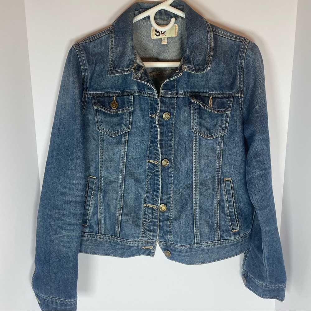 SO Blue Jean Jacket Classic Denim Style